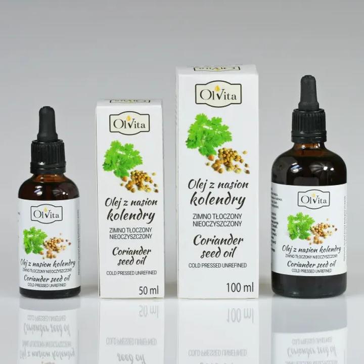 Zakupy oleju z kolendry