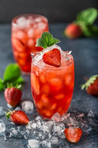 Drinki z truskawkami