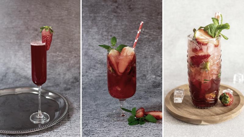 Najlepsze drinki z musem truskawkowym