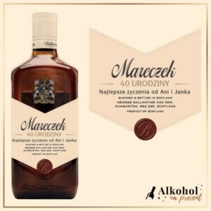 Personalizowany alkohol na prezent dla lekarza – elegancki upominek z dedykacją