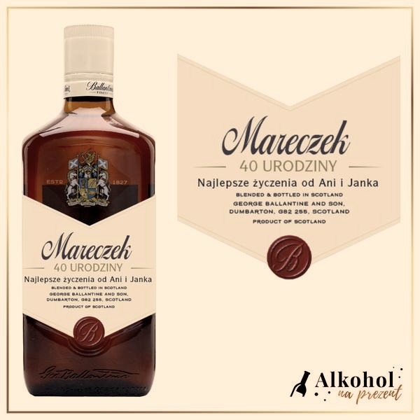 Personalizowany alkohol na prezent dla lekarza – elegancki upominek z dedykacją